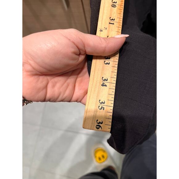 IRO Black Sheer Cap Sleeve Layered Mini Dress Sz 8 - Picture 12 of 14